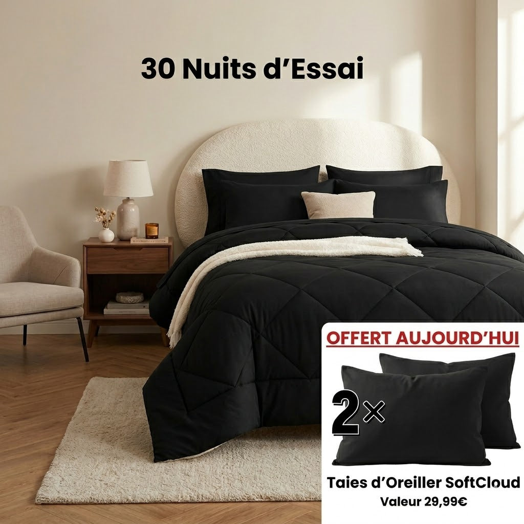 Cerymia DreamWrap® — La Couette Qu'on Lave Comme un Drap