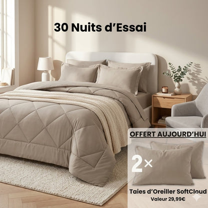 Cerymia DreamWrap® — La Couette Qu'on Lave Comme un Drap