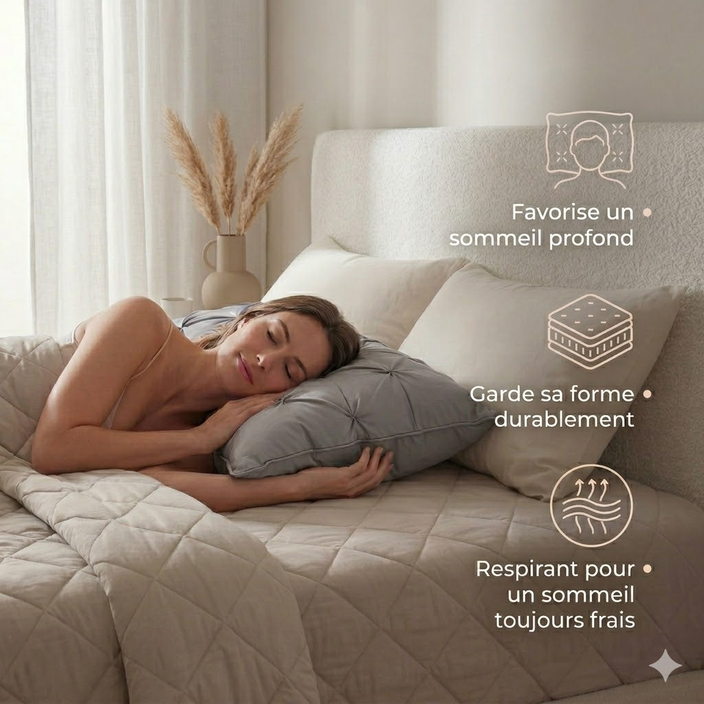 SoftCloud® by Cerymia — Oreiller Premium Hypoallergénique