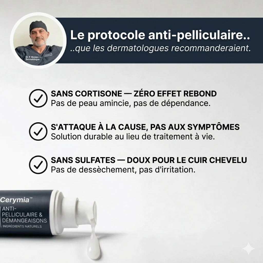 Vos pellicules reviennent ? Plus maintenant.