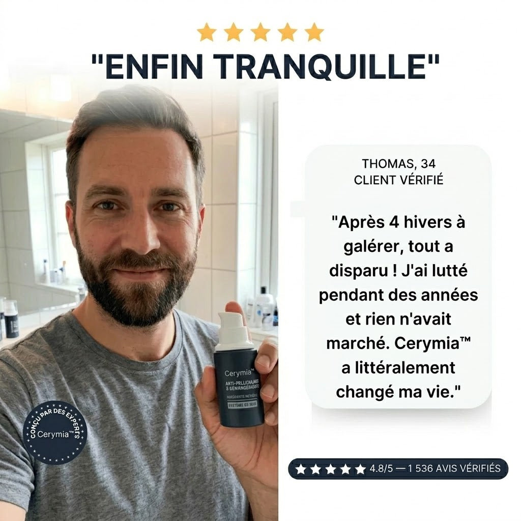 Vos pellicules reviennent ? Plus maintenant.